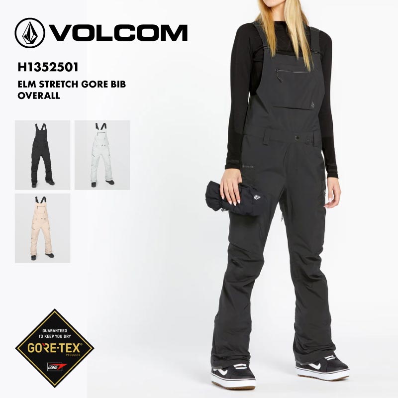 volcom スノーボード用 黒 オーバーオール 正規品 22-23 VOLCOM ボルコム ROAN BIB OVERALL オーバーオール