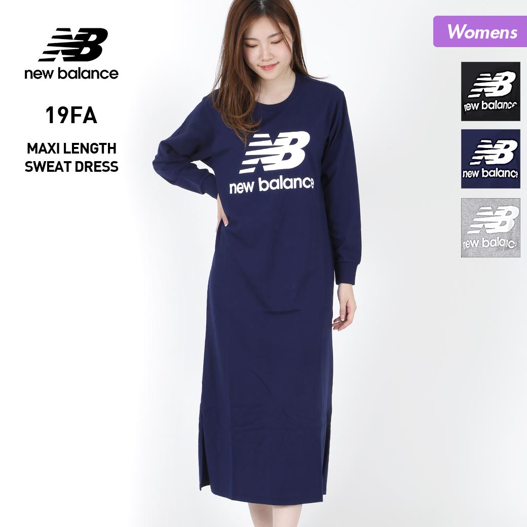 楽天市場 New Balance ニューバランス レディース ワンピース Awd マキシ丈 ロゴ 長袖 カットソー 女性用 アウトレット Oc Sports Annex