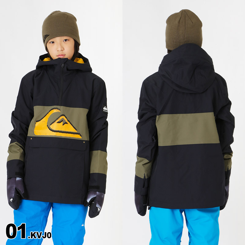 Quiksilver クイックシルバー 単品 スノーウェア キッズ ジャケット スノージャケット プルオーバー Eqbtj スノーボードウェア