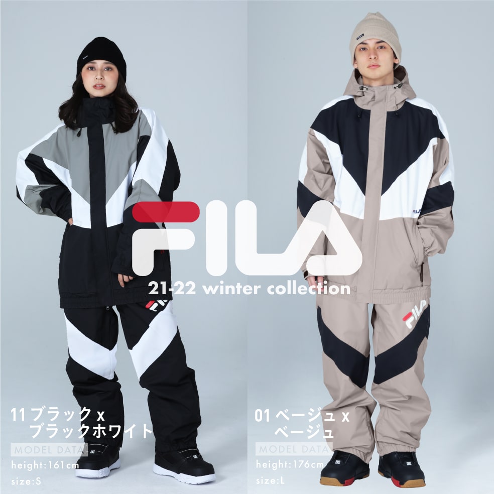 Fila ハイブリッドウェア スノーボードウェア 上下セット メンズ レディース スキーウェア ボードウェア スノボウェア スノボ ウェア スノーボード Set ウエア ジャケット パンツ 大きい スノボー スノーウェア フィラ スキー お得な特別割引価格 スノボーウェア 激安