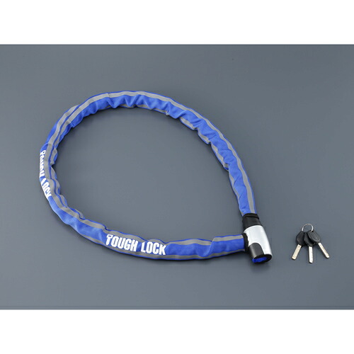 Y’S GEAR ワイズギア ヤマハ 純正 YL-02 スチールリンクロック 【1.5m ブルー 】 アースロック ワイヤーロック 防犯 盗難防止 チェーンロック