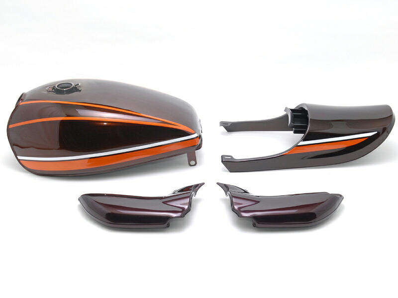 【受注生産】ドレミコレクション ゼファー750 Z2タイプスチールタンクセット（Z2キャップ仕様）赤タイガー　20043 111,100円