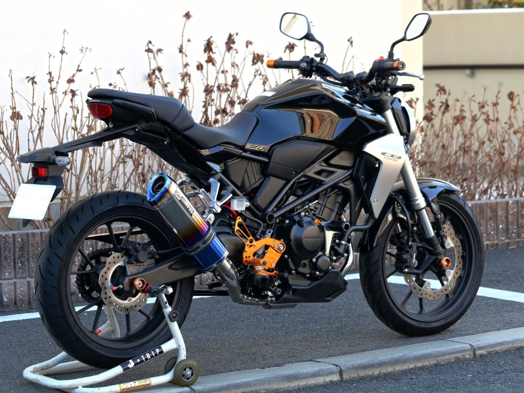 WR’S ダブルアールズ マフラー フルエキゾースト SS-OVAL 焼き色タイプ【JMCA認証】 HONDA CB250R FB1250JM