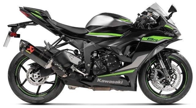 AKRAPOVIC アクラポビッチ スリップオンラインマフラー KAWASAKI|カワサキ ZX-6R ブラック S-K6SO7-HZC-1