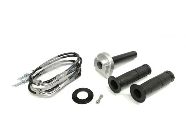 要納期確認 ACTIVE アクティブ 汎用スロットルキット TYPE-1 シルバー 巻取φ36 [ワイヤー:メッキ金具 700mm] 1061311