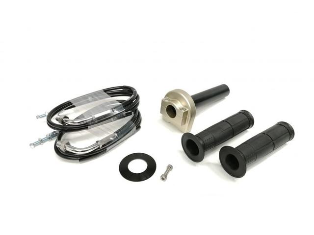 要納期確認 ACTIVE アクティブ 汎用スロットルキット TYPE-1 Tゴールド 巻取φ40 [ワイヤー:メッキ金具 1050mm] 1061434