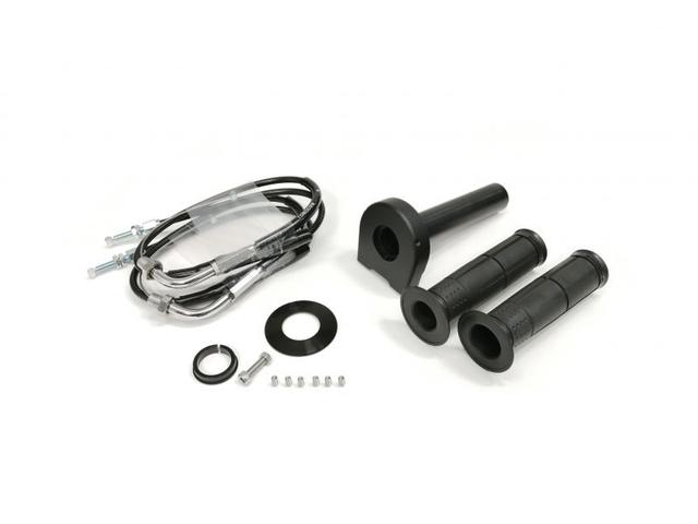 在庫有り ACTIVE アクティブ 汎用スロットルキット TYPE-2 ブラック 巻取φ36 [ワイヤー:メッキ金具 700mm] 1062312｜OCC　netshop