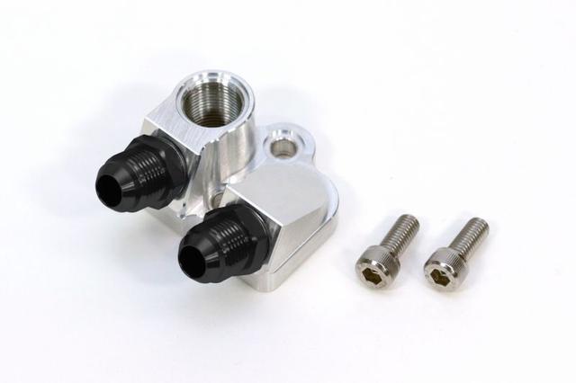 要納期確認 ACTIVE アクティブ オイルクーラーキット取り出しセット #8 ブラック 14057103B