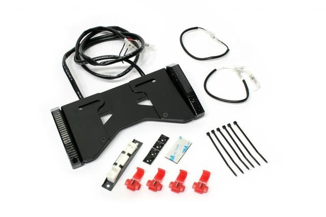 要納期確認 ACTIVE アクティブ LEDウインカー MINI (スライド式ライセンスホルダー付) スモークレンズ 30100067