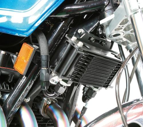 要納期確認 ACTIVE アクティブ オイルクーラーキット (上廻し) ストレート #8 4.5-10R ブラック仕様(耐熱ホースカバー仕様) AC14067310B