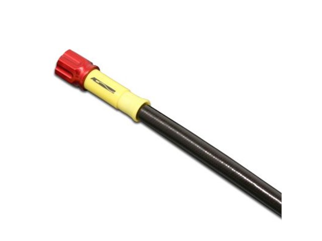 要納期確認 ACTIVE アクティブ アルミ RED ユニバーサルホース スモーク ホース全長 2435mm AC2435S