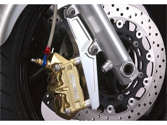 アグラス キャリパーサポート ラジアル/シルバー ブレンボ100mmピッチ (318-251-000)|OCC netshop