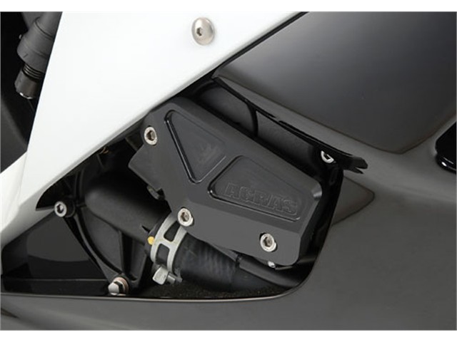 アグラス Rスライダー 右・ケースカバー／黒 YZF-R6 06-07 (342-266-002B)