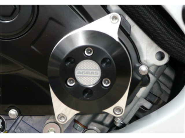 アグラス Rスライダー 右・クラッチ／黒 GSXR600／750 08-10 (342-393-002B)