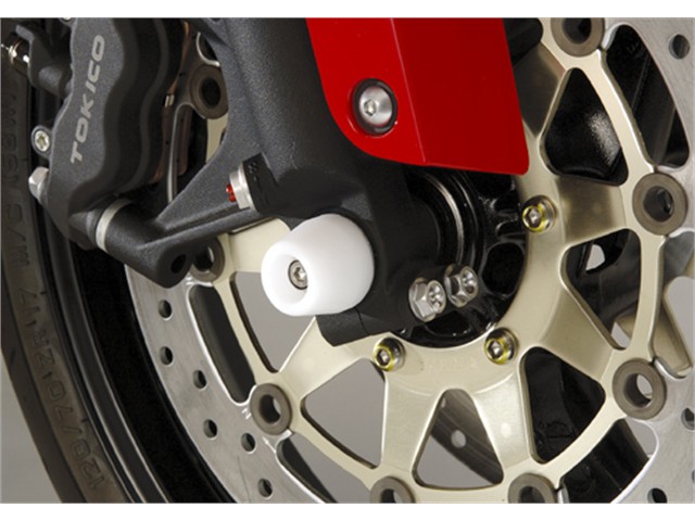 アグラス Fアクスルプロテクター コーン ブルー アルミ CBR600RR 07-08 (343-171-A0B)