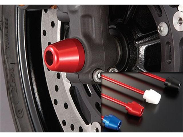 アグラス Fアクスルプロテクター コーン ブルー アルミ GSXR1000 -02 (343-373-A0B)