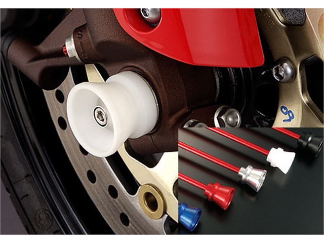 アグラス アクスルプロテクター ファンネル／ブルー BMW K1200R (344-700-A0B)｜OCC　netshop