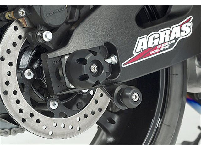 アグラス リアアクスルプロテクター ブラック GSXR1000 07 (345-388-000)