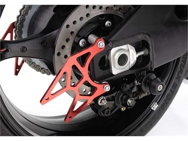 アグラス Rスタンドプレート ブルー GSXR1000 05-06 (353-384-000b)