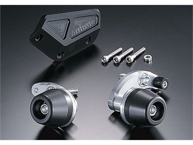 アグラス Rスライダー 3点セット 右／黒 YZF-R6 06-07 (342-266-004BX)