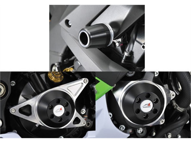 アグラス Rスライダー 4点セット／白 ZX-10R 10 (342-483-008)