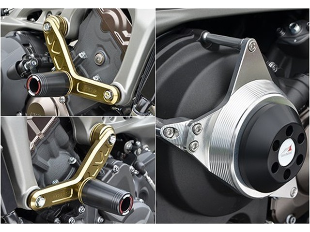 アグラス Rスライダー Eハンガー／黒φ50ロゴ MT-09 クラッチセット (342-273-013BX)