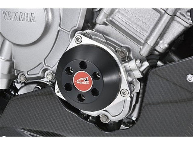 アグラス Rスライダー クランク／黒 YZF-R1／M 15- MT-10 17 (342-276-002B)