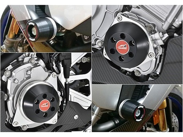 アグラス Rスライダー 4点セット／白ロゴ YZF-R1／M 15- (342-276-005X)