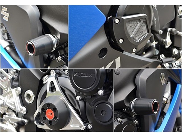 アグラス R／Sフレムφ50ロゴ＋ジェネB＋クラッチ2 WHT GSX-S1000／F (342-302-015X)｜OCC　netshop