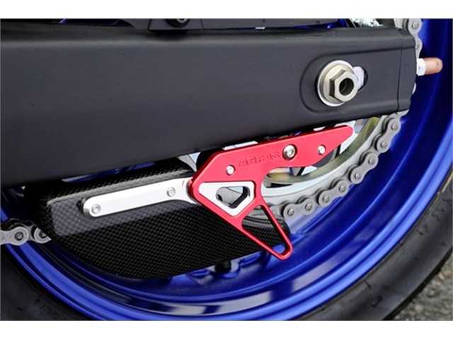 アグラス チェーンガード付スタンドプレート RED／FRP YZF-R25／MT-25 (353-275-000R)