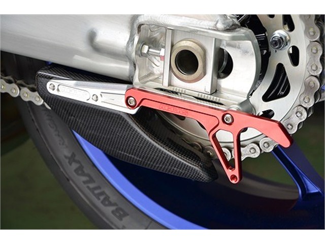 アグラス Rスプロケットガード カーボン＋ スタンドSET GLD YZF-R1／M 15- (353-276-001G)