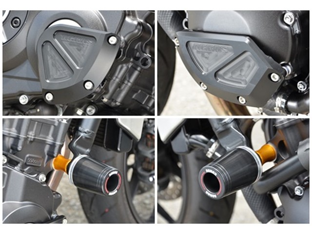 アグラス レーシングスライダー 4点SET フレーム φ50ロゴ有＋クランクB＋ジェネレーターB WHT (342-181-008X)