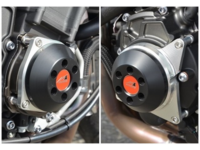 アグラス Rスライダー ケースカバーSET BLK MT-10 17 (342-279-009B)