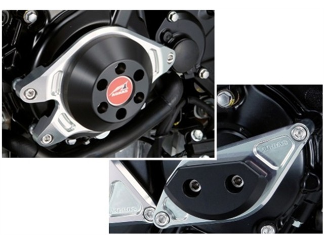 アグラス R／Sケースカバー2点右＋ジェネC WHT GSX-S750 17- (342-306-007)