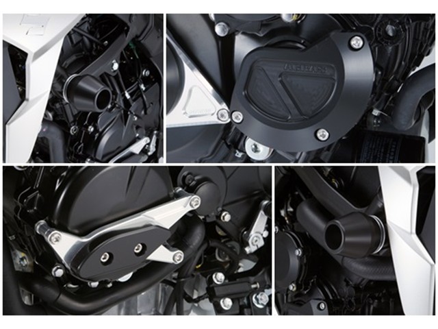 アグラス R／S4点φ60＋クランク＋ジェネA黒 GSX-S750 17- (342-306-021B)｜OCC　netshop