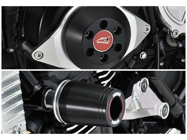 アグラス Rスライダー 3点SETφ50 WHT フレーム／ジェネレターA Z900RS 18 (342-400-005)