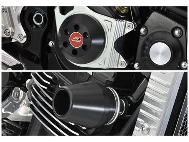 アグラス Rスライダー 3点SET φ60 WHT フレーム/クラッチA Z900RS 18 (342-400-008)
