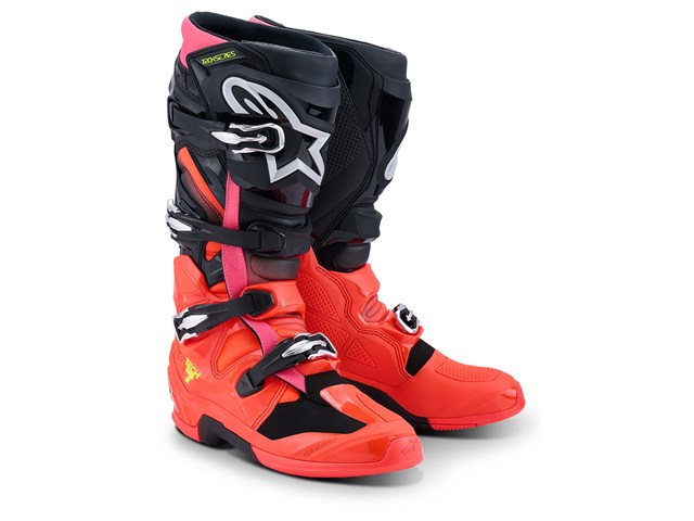 在庫有り アルパインスターズ TECH7 BLK/RED-F/PNK-F 9 (27.5cm) 2012025-1576-09｜OCC　netshop