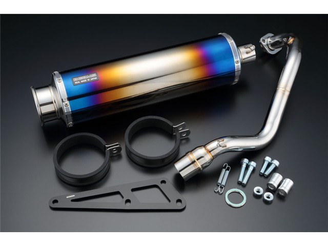 フォーサイト：前期(BA-MF04) マフラー BEAMS ビームス SS400 ヒートチタン B105-13-000