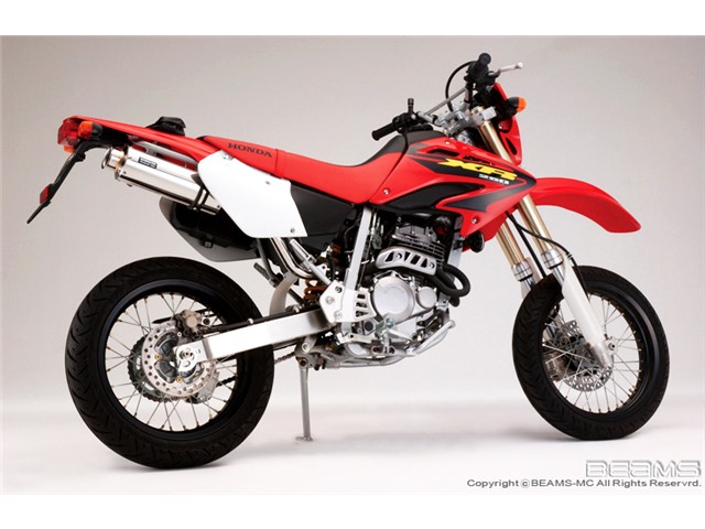 XR250:2003~(MD30(BA-MD30) マフラー BEAMS ビームス SS300 ソニック スリップオン B112-07-004|OCC netshop