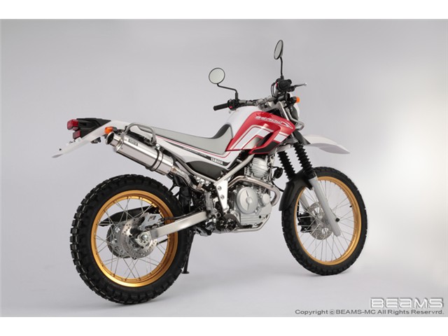 SEROW250 Fi:2008~(JBK-DG17J) マフラー BEAMS ビームス SS300 ソニック アップタイプ フルエキゾースト B224-07-003|OCC netshop