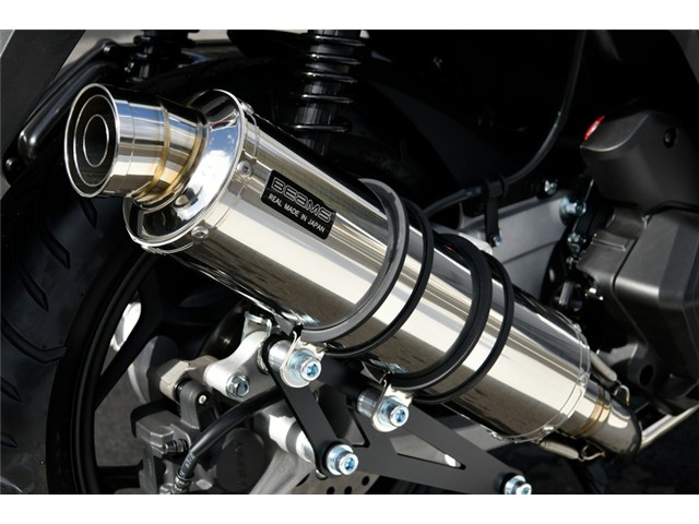 PCX125：2023～(8BJ-JK05) マフラー BEAMS ビームス R-EVO ステンレス フルエキゾースト G1014-53-008