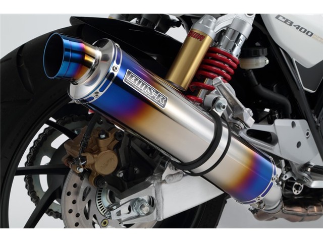 在庫有り 当日発送 CB400SB / SF(EBL-NC42) マフラー BEAMS ビームス R-EVO-S（サイレント） ヒートチタン スリップオン G106-54-P1J｜OCC　netshop