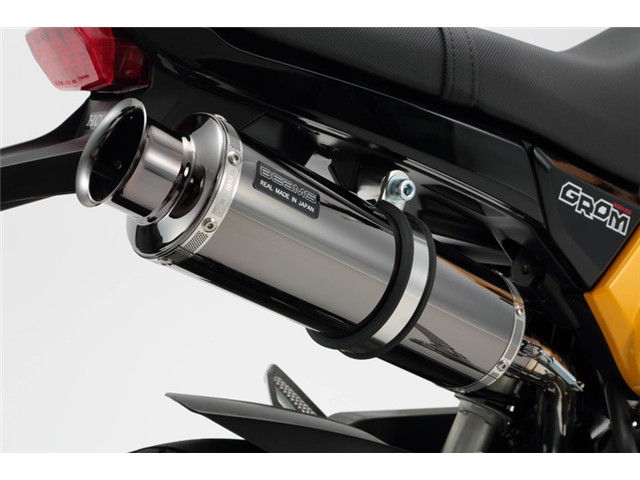 グロム：2013～(EBJ-JC61) マフラー BEAMS ビームス SS300 SP スーパーメタルブラック スリップオン G157-05-004｜OCC　netshop