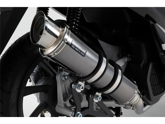 PCX150：2018～(2BK-KF30) マフラー BEAMS ビームス R-EVO2 スーパーメタルブラック フルエキゾースト G180-54-005｜OCC　netshop