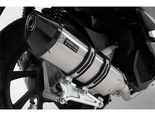 PCX150:2018~(2BK-KF30) マフラー BEAMS ビームス CORSA-EVO II ステンレス フルエキゾースト G180-64-000|OCC netshop