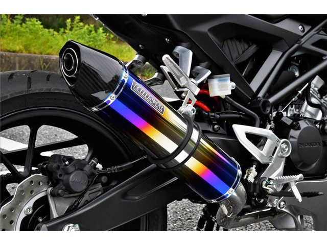 CB125R(2BJ-JC79) マフラー BEAMS ビームス CROSS-EVO ヒートチタン フルエキゾースト G182-55-S1J