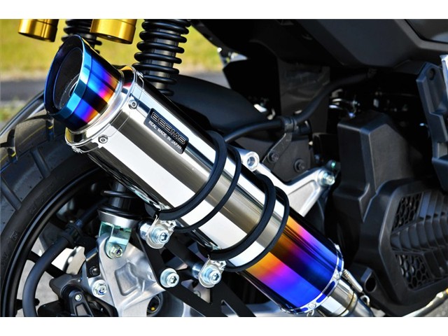 ADV150：2020～(2BK-KF38) マフラー BEAMS ビームス R-EVO2 ヒートチタン フルエキゾースト G194-54-007