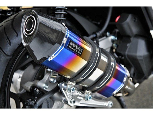 PCX160：2021～(2BK-KF47) マフラー BEAMS ビームス CORSA-EVO II ヒートチタン フルエキゾースト G196-65-001｜OCC　netshop