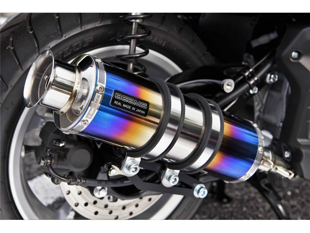 N-MAX155(2BK-SG50J) マフラー BEAMS ビームス SS300 SP ヒートチタン フルエキゾースト G252-06-000｜OCC　netshop